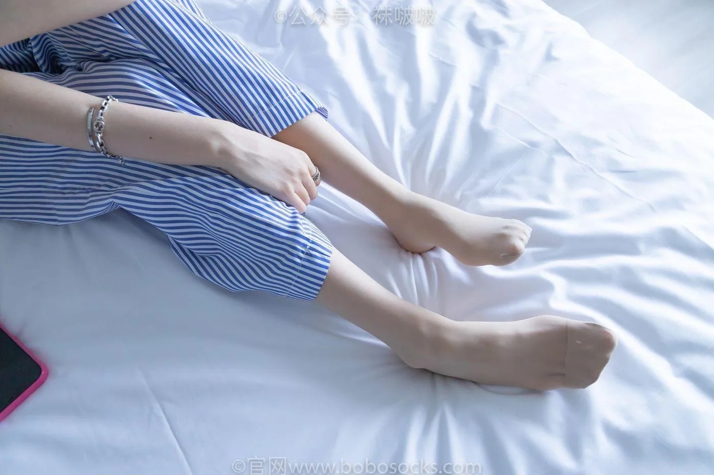 [BoBoSocks袜啵啵]NO.027 稚予- vans、白色棉袜、肉丝 [136P]插图3